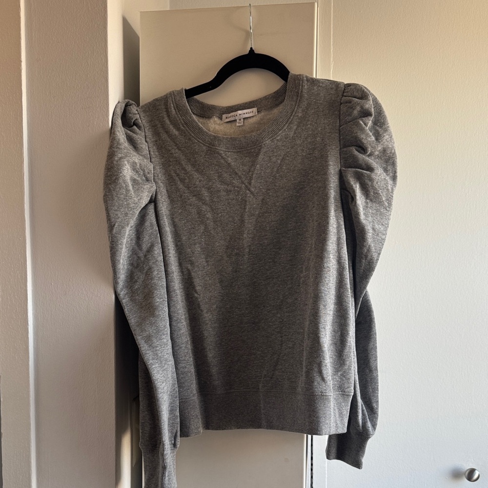 Rebecca Minkoff Heather Gray Crewneck Sweater